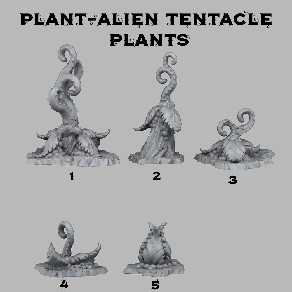 Alien-Tenktakel-Pflanzenset